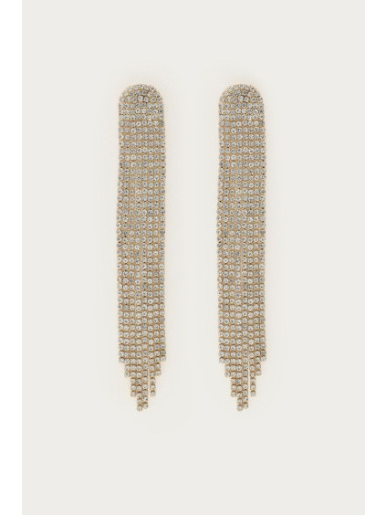 product images midnight drop earrings with strands and rhinestones mj14700 gold packshot