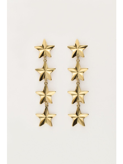 starry earrings with stars packshot