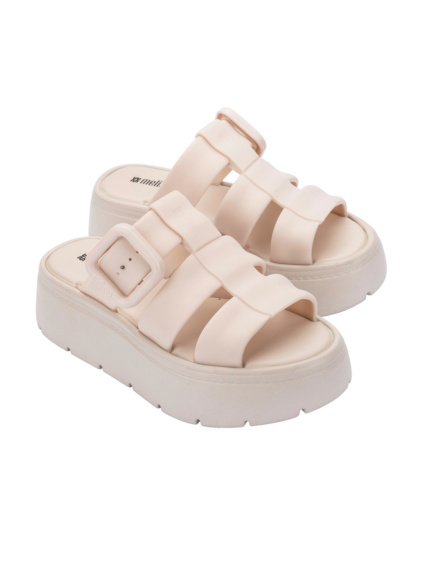 PANTOFLE NA PLATFORMĚ PUMP BIEGE