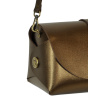 KOŽENÁ KABELKA S MĚNÍCÍM KRYTEM BRONZE