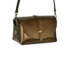 KOŽENÁ KABELKA S MĚNÍCÍM KRYTEM BRONZE