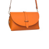 KOŽENÁ KABELKA S MĚNÍCÍM KRYTEM ORANGE