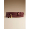 KOŽENÝ PÁSEK EMMA CROCO BORDEAUX