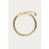 product images bracelet flat link gold front