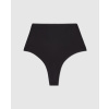 micro highwaist thong black flatlay
