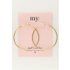product images hoop earrings thin medium gold package