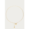 product images long chain necklace y shape with hearts gold packshot