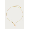 product images necklace with organic v shape mj14807 gold packshot