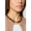 product images brown leopard print necklace with stars 1
