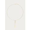 product images long necklace with cords gold front