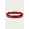 product images burgundy resin bangle with studs packshot
