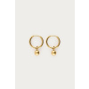 product images minimalist hoop earrings with small dot mj14782 gold packshot