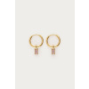 product images minimalist hoop earrings with square light pink rhinestones mj14781 gold packshot