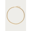 product images bold twisted necklace large gold front