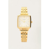 product images square watch with chain strap gold front