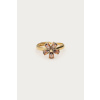 product images ring with brown rhinestone flower mj15285 gold packshot