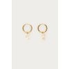 product images botanical hoop earrings with white shells packshot
