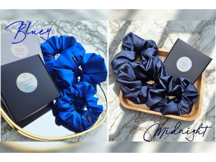 Scrunchie Bluey & Midnight
