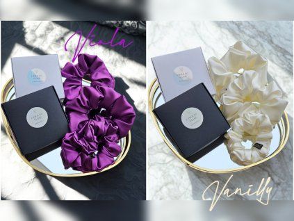 Scrunchie Vanilly & Viola
