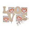 Dřevěný fotorámeček "LOVE" na 4 fotografie