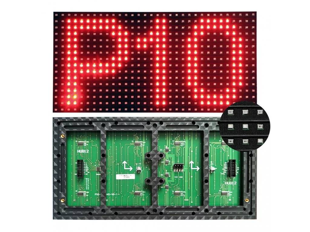 Maticový 32×16 LED displej modul P10