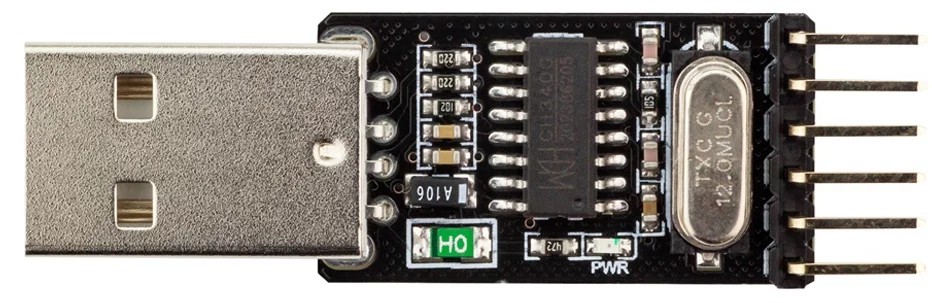 Instalace ovladače převodníku USB na UART CH340