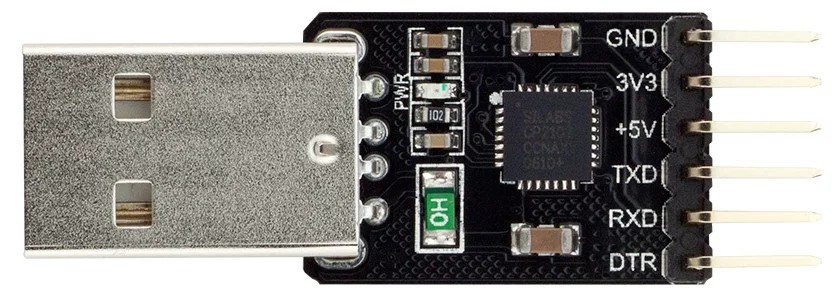 Instalace ovladače převodníku USB na UART CP2102