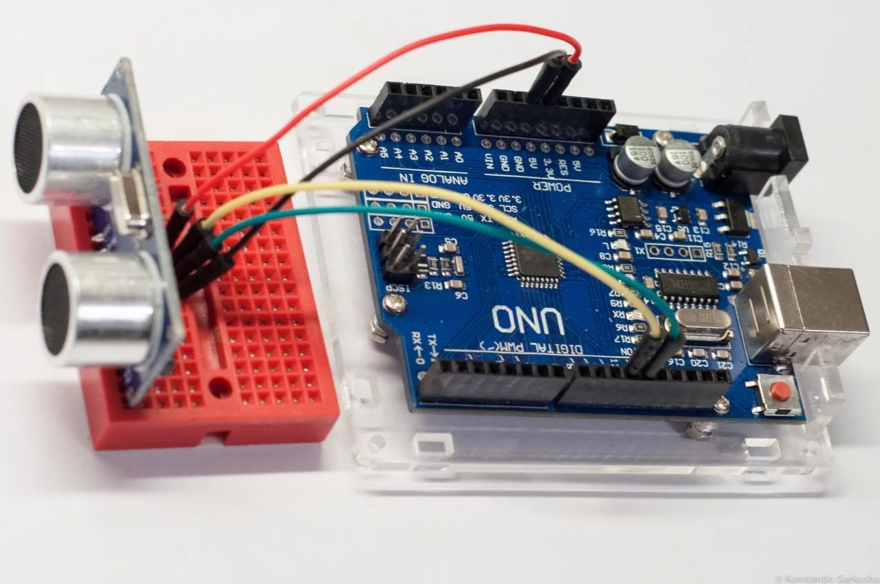 HC-SR04 ultrazvukový sensor