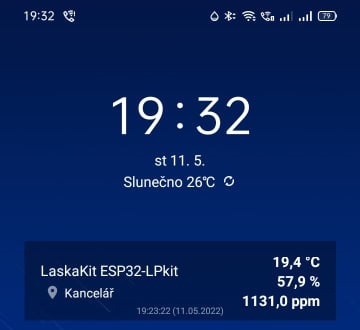 Widget na Android.