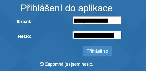 Přihlášení