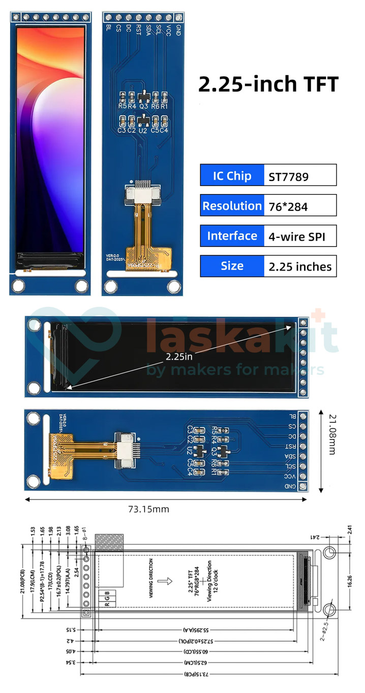LaskaKit-2-25--76x284-tft-barevny-displej-st7789--spi-d