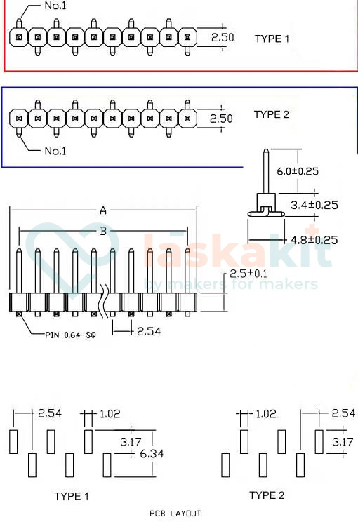 LaskaKit-dupont-40pin-2-54-mm-smd-type-2-pinovy-pas-d