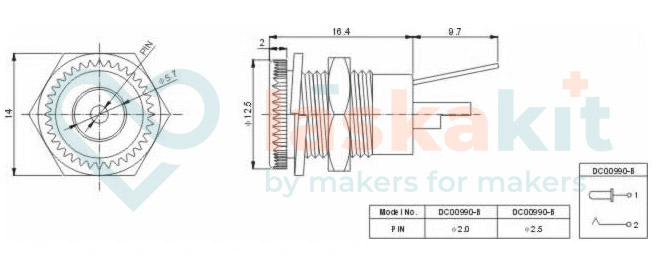 LaskaKit-napajeci-konektor-dc-099-5-5-2-1mm-kovovy-do-panelu-s-krytkou-dim