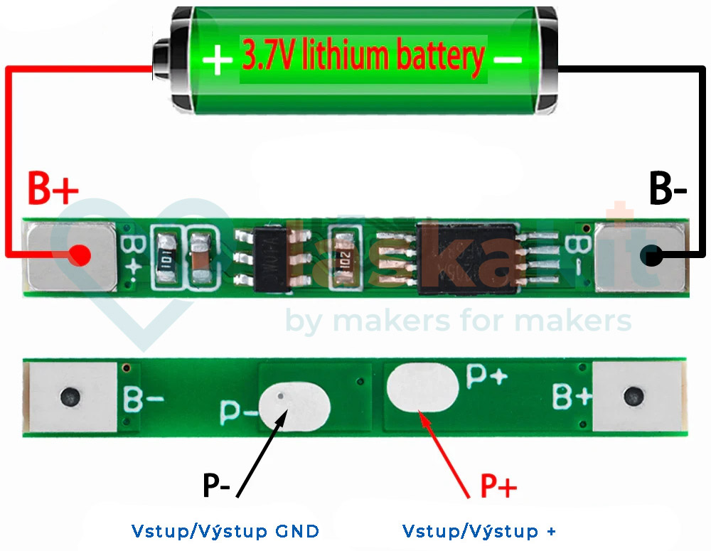 LaskaKit-ochrana-li-ion-baterie-1s-3a-pin