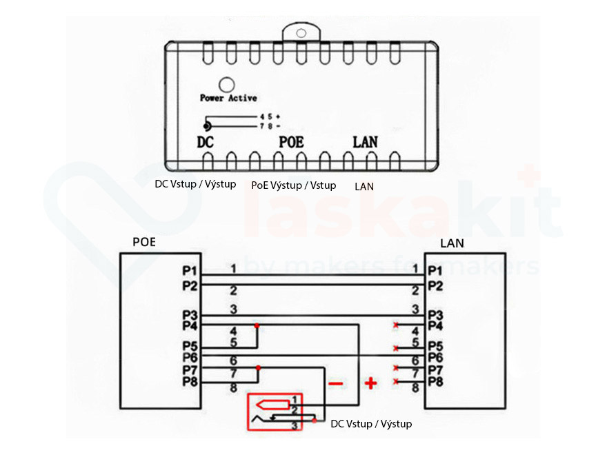 LaskaKit-poe-pasivni-injector-splitter-rj45-schem