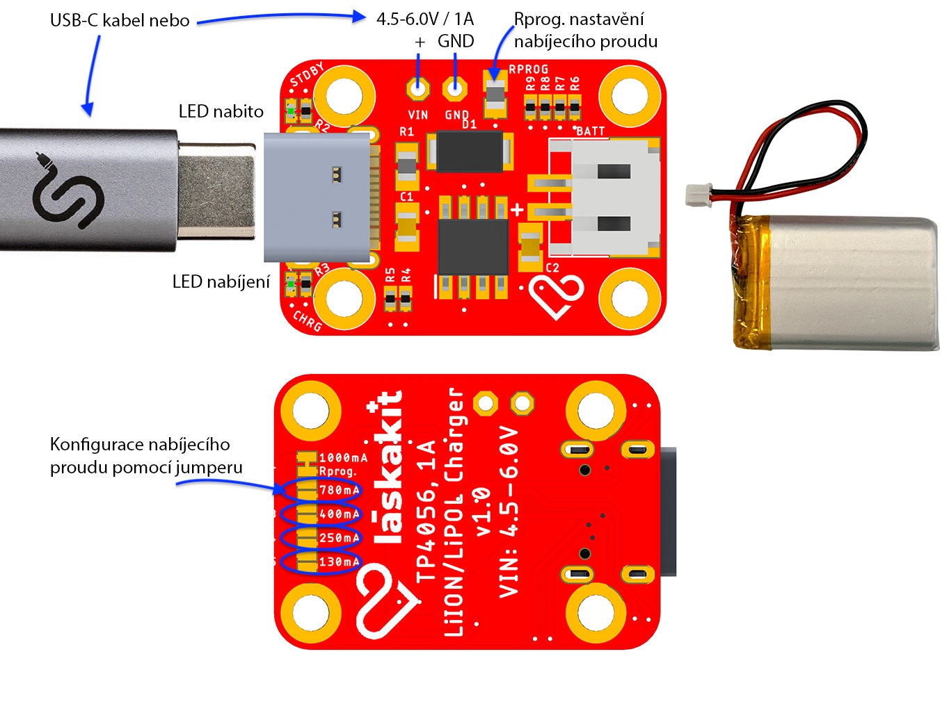 laskakit-tp4056-nabijecka-li-ion-clanku-desc