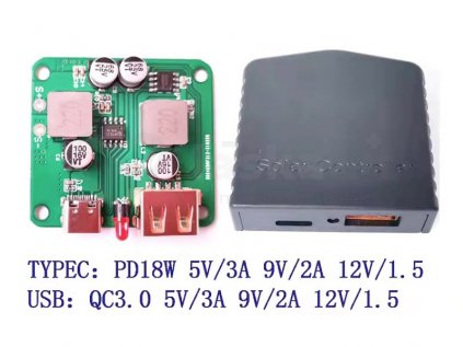 LaskaKit step down menic 8 28v usb pd pro solarni panely 3