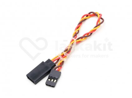 LaskaKit prodluzovaci kabel jr m f 3pin 22 awg pro servo 1