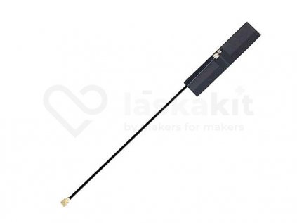LaskaKit wifi 45x10mm antena 2 4g 5db u fl ipex1 konektor 1