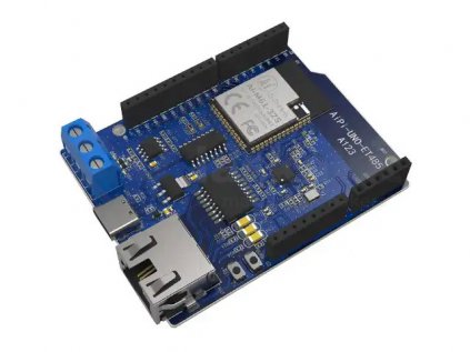 LaskaKit ai thinker aipi uno et485 2 4ghz wifi modul s rs485 a ethernet 2