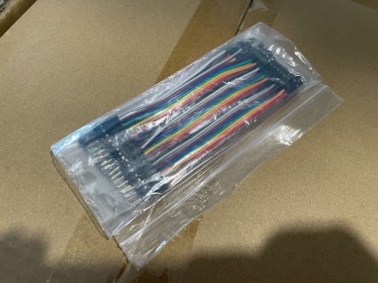 Dupont propojovací kabel cca 40žil samec-samice 10cm
