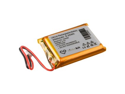 LaskaKit baterie li po 3 7v 2500mah lipo 1