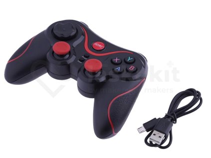 LaskaKit bezdratovy bluetooth ovladac v8 pro ps3 pcm ios a android 4