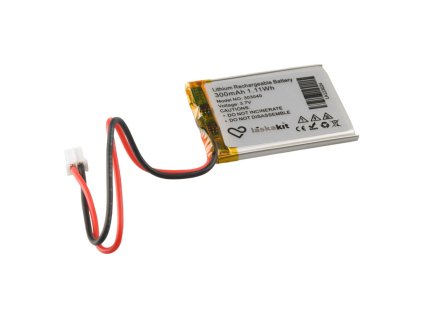 LaskaKit baterie li po 3 7v 300mah lipo 1