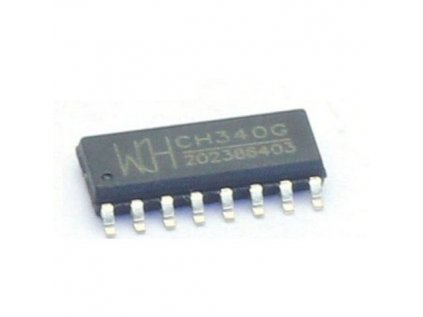 Převodník USB-UART CH340G, SOP-16