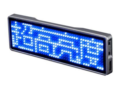Bluetooth LED Badge (Barva Modrá)
