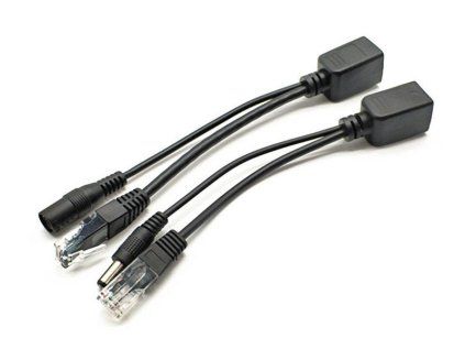 PoE passive injector / splitter RJ45 48V DC connector