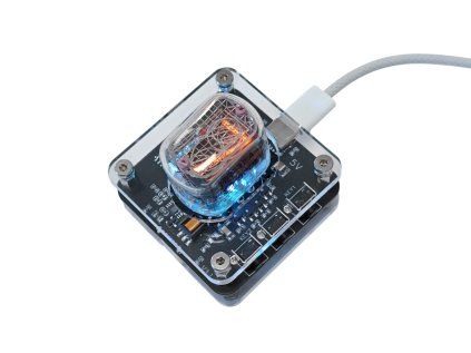 LaskaKit jednolampove hodiny s digitron in 12 in 12 nixie 5