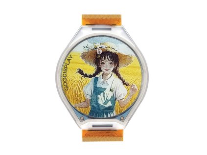 LaskaKit good display gdeh0169e01 1 69 400 400 epaper barevny kulaty displej 2