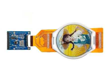 LaskaKit good display gdeh0169e01 1 69 400 400 epaper barevny kulaty displej 1